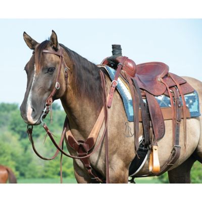 Image showing  Working Tack Pineapple Knot Browband Headstall
