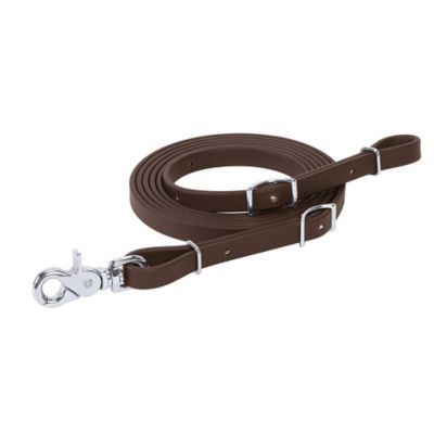 Weaver Equine Brahma Webb Roper Rein, Brown, 1/2 in. x 8 ft.