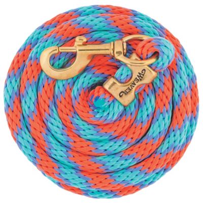 Weaver Equine Poly Lead Rope with Solid Brass 225 Snap