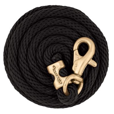 Weaver Leather Poly Lead Rope with Brass Plated Bull Trigger Snap