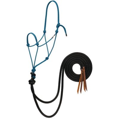 Weaver Equine Average Loping Halter with 8 ft. Rein