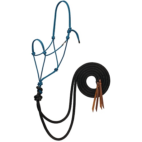Weaver Leather Average Loping Halter with 8 ft. Rein