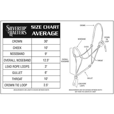 Image showing 1 th Silvertip #95 Rope Horse Halter with Lead