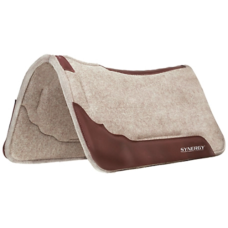 Synergy 31 x 32 in. Felt Saddle Pad,3/4 in., Tan, 36003-5042-29