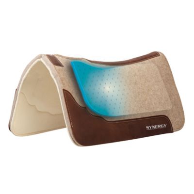 Image showing  Contoured F10 Virgin Merino Wool Felt Saddle Pad, 36005-5063-29