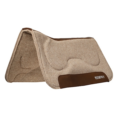 Synergy 31 x 32 in. Natural Fit Felt Saddle Pad, Tan, 36006-5042-29
