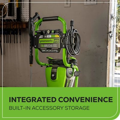 Image showing 7 th Greenworks 3,000 PSI 2.0 GPM Electric Cold Water Pressure Washer