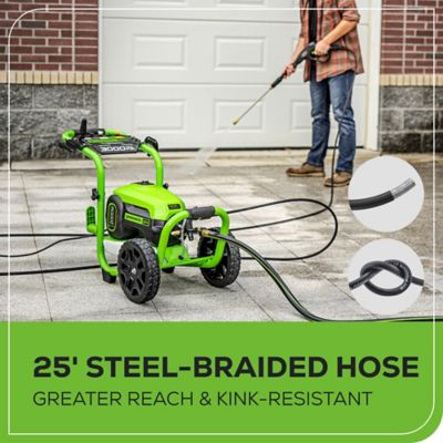 Image showing 9 th Greenworks 3,000 PSI 2.0 GPM Electric Cold Water Pressure Washer