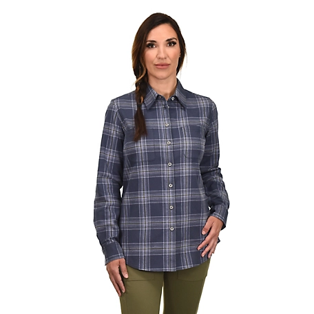Ridgecut Women's Long Sleeve Flex Flannel Shirt