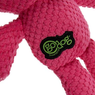 Image showing  Checkers Hippo Squeaky Plush Dog Toy with Chew Guard Technology