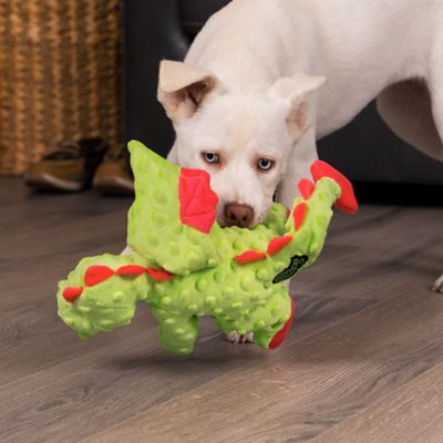 Image showing  Dragons Squeaky Plush Dog Toy with Chew Guard Technology