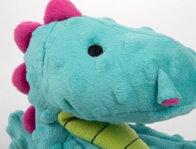 Image showing  Dragons Squeaky Plush Dog Toy with Chew Guard Technology
