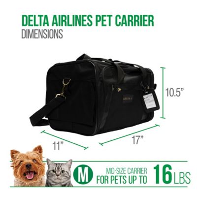 Image showing  Airline-Approved Delta Polyester Pet Carrier, 18 in.
