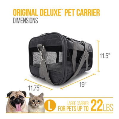 Image showing  Airline-Approved Original Deluxe Polyester Travel Pet Carrier, Charcoal