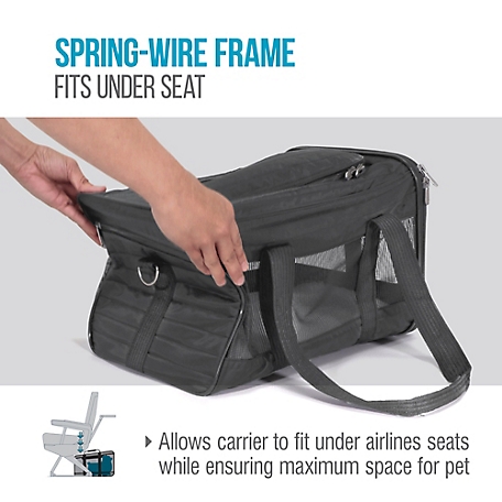 SHERPA Original Deluxe Airline Approved Pet Carrier, Medium, Black :  : Pet Supplies