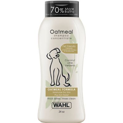 Wahl Clipper Oatmeal Scented Shampoo Concentrate for Dogs, 24 oz.