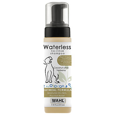 Wahl Waterless No-Rinse Dog Shampoo -Oatmeal, 820015T