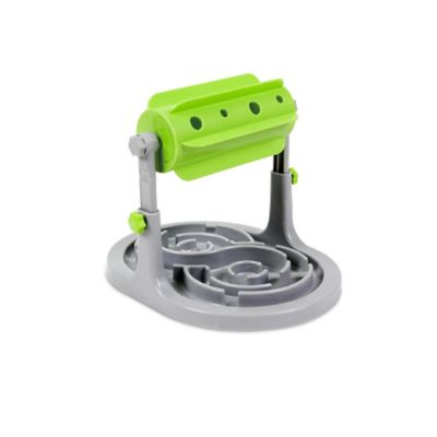 Piggy Poo and Crew Adjustable Height Slow Feeder Game, Green
