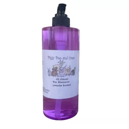 Piggy Poo and Crew All Natural Pet Shampoo Lavender Scent 26 oz. Dog Shampoos & Conditioners