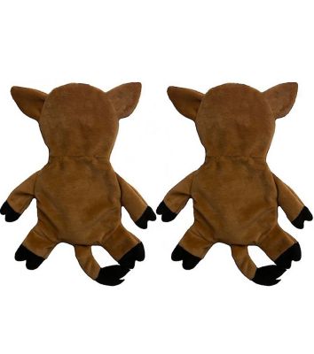 Image showing  Boar Paper Crinkle Squeaker Dog Toys, 2-Pack