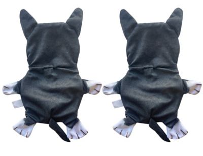 Image showing  Boston Terrier Paper Crinkle Squeaker Dog Toys, 2-Pack