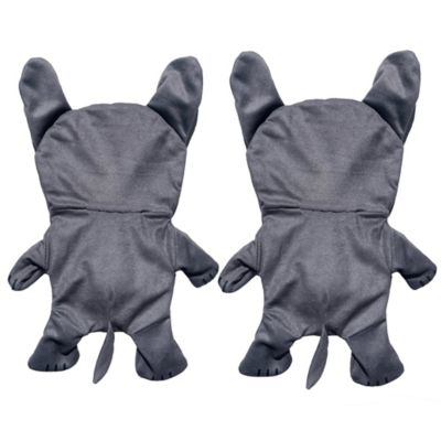 Image showing  French Bulldog Paper Crinkle Squeaker Dog Toys, 2-Pack