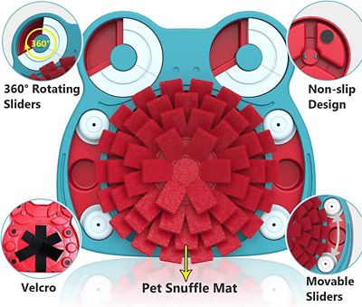 Image showing  Hide and Slide Snuffle Mat Treat Game