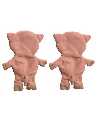 Image showing  Pig Paper Crinkle Squeaker Dog Toys, 2-Pack