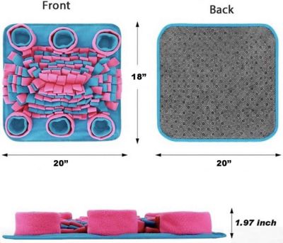 Image showing  Snuffle Activity Mat for Dogs, Pink/Blue