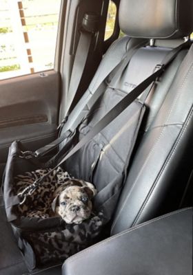 Image showing 5 th Piggy Poo and Crew Pet Safety Car Seat with Clip-On Safety Leash and Support Bars