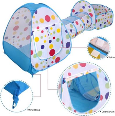 Image showing  Play Tunnel and Pop Up Tent and Round Ball Pit