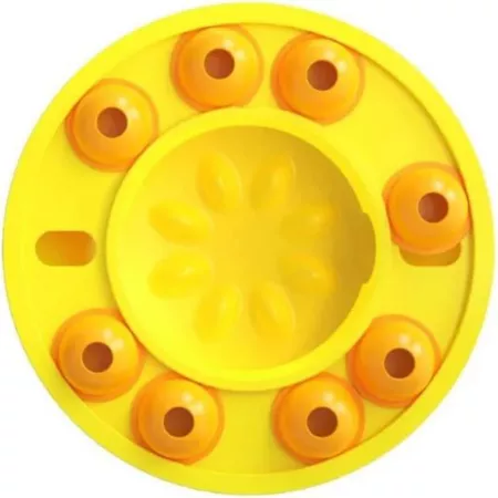 Piggy Poo and Crew Slow Feeder Puzzle Game Yellow Slow & Puzzle Feeders