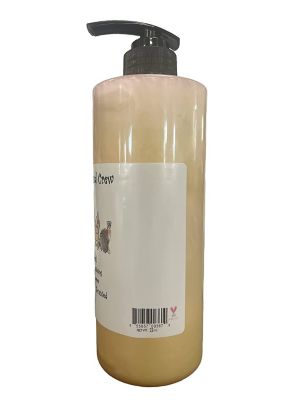 Image showing  USDA Organic Unrefined Virgin Coconut Oil and All-Natural Oatmeal Cherry Scented Pet Shampoo Set
