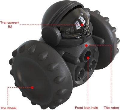 Image showing  Robot Treat-Dispensing Push Dog Toy
