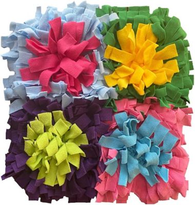 Image showing 7 th Piggy Poo and Crew Overstuffed Pig Shaped Pillow Snuffle Mat and Toys