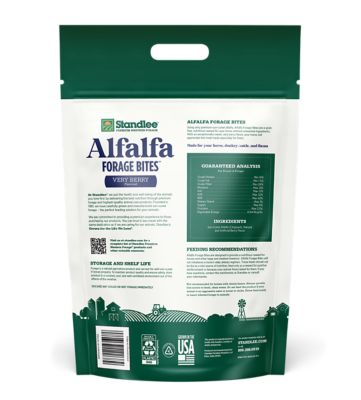 Image showing  Alfalfa Forage Bites Very Berry Flavor Horse Treat, 5 lb.