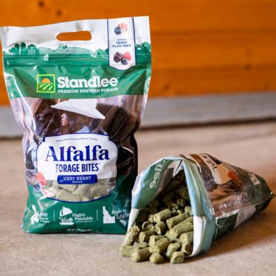 Image showing 5 th Standlee Alfalfa Forage Bites Very Berry Flavor Horse Treat, 5 lb.