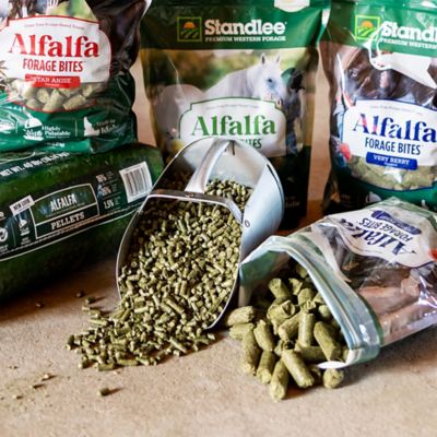 Image showing 6 th Standlee Alfalfa Forage Bites Banana Flavor Horse Treat, 5 lb.