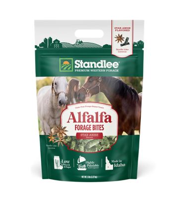 Standlee Alfalfa Forage Bites - Star Anise Flavor Horse Treat, 5 lb. Price pending