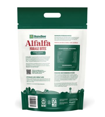 Image showing  Alfalfa Forage Bites Star Anise Flavor Horse Treat, 5 lb.