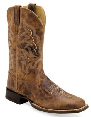 Old West Broad Square Toe Boots