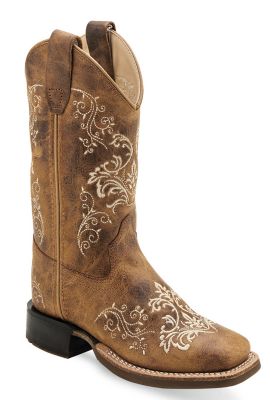 Old West Unisex Kids' Broad Square Toe Boots, BSY1966