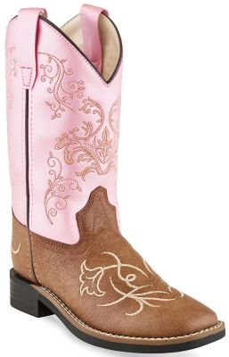 Image showing  Unisex Kids' All-Over Leatherette Material Broad Square Toe Boots, VB9177