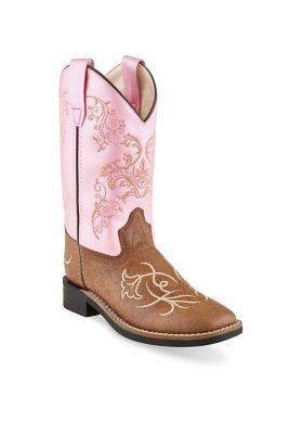 Image showing  Unisex Kids All-Over Leatherette Material Broad Square Toe Boots, VB9177