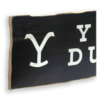 Image showing  Dutton Ranch Double Brand Wood Wall Decor, 43.98 in. x 7.33 in.