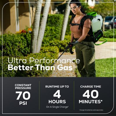 Image showing  4 gal. 60V Cordless Battery Backpack Sprayer, Tool Only