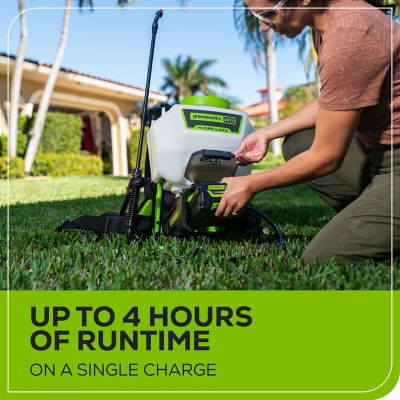 Image showing  4 gal. 60V Cordless Battery Backpack Sprayer, Tool Only