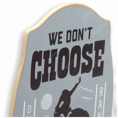 Image showing  Yellowstone We Don't Choose the Way Wood Wall Decor, 9.8 in. x 14.7 in.