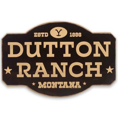 Open Road Brands Dutton Ranch Montana Wood Wall Decor, 90213267