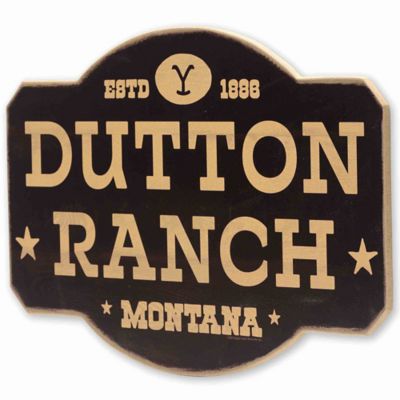Image showing  Dutton Ranch Montana Wood Wall Decor, 16.875 in. x 11.25 in.
